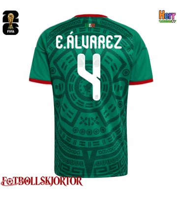 Mexiko Edson Alvarez #4 Hemmatröja VM 2026 Kortärmad